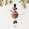 Creative Cute Mouse Ornaments Fabric Animal Pendants Christmas Tree Hanging Ornaments Christmas Tree Hanging Xmas Party