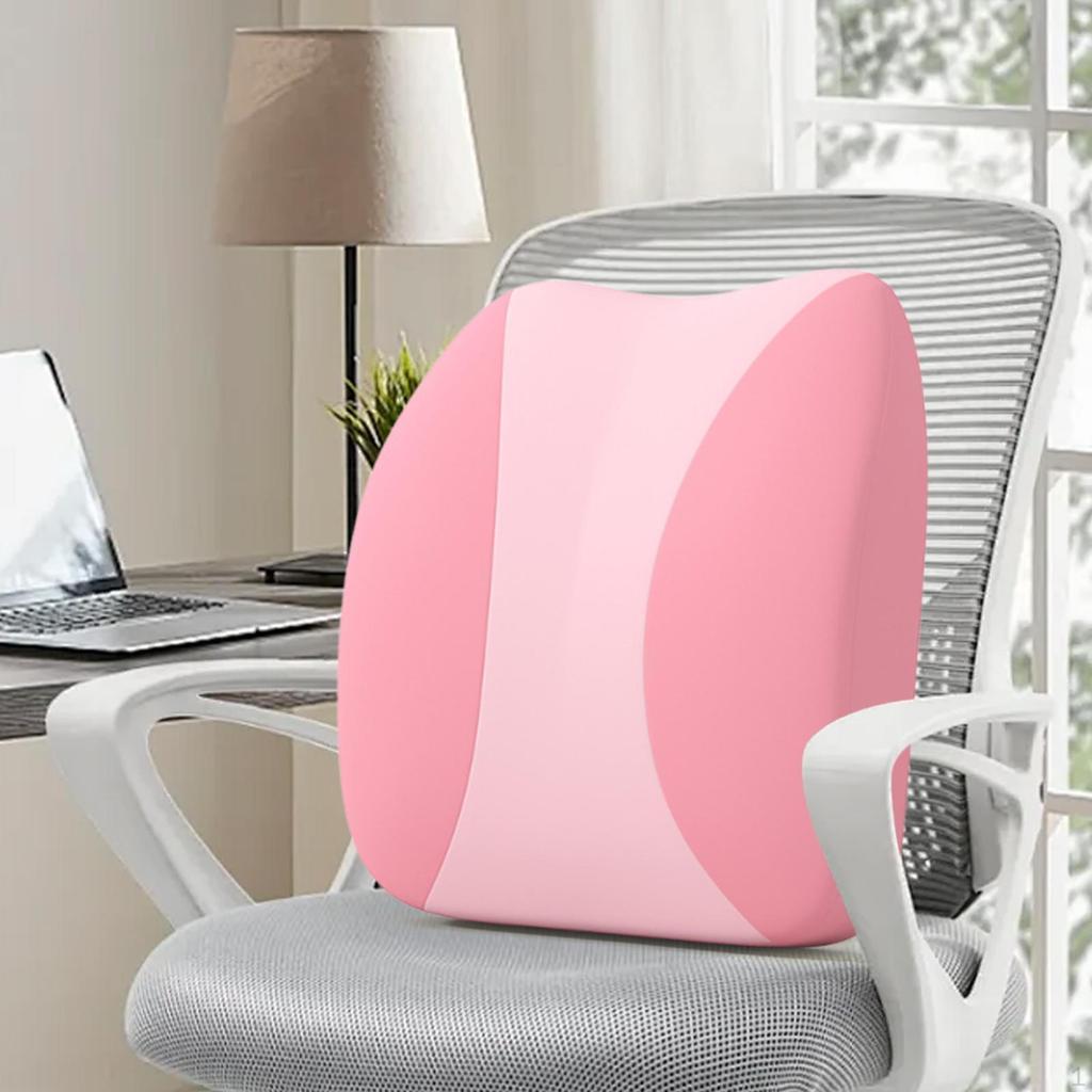 Back Pillow for Office Chair Cushion, Cooling Waist Car Seat Cushion Travel Desk