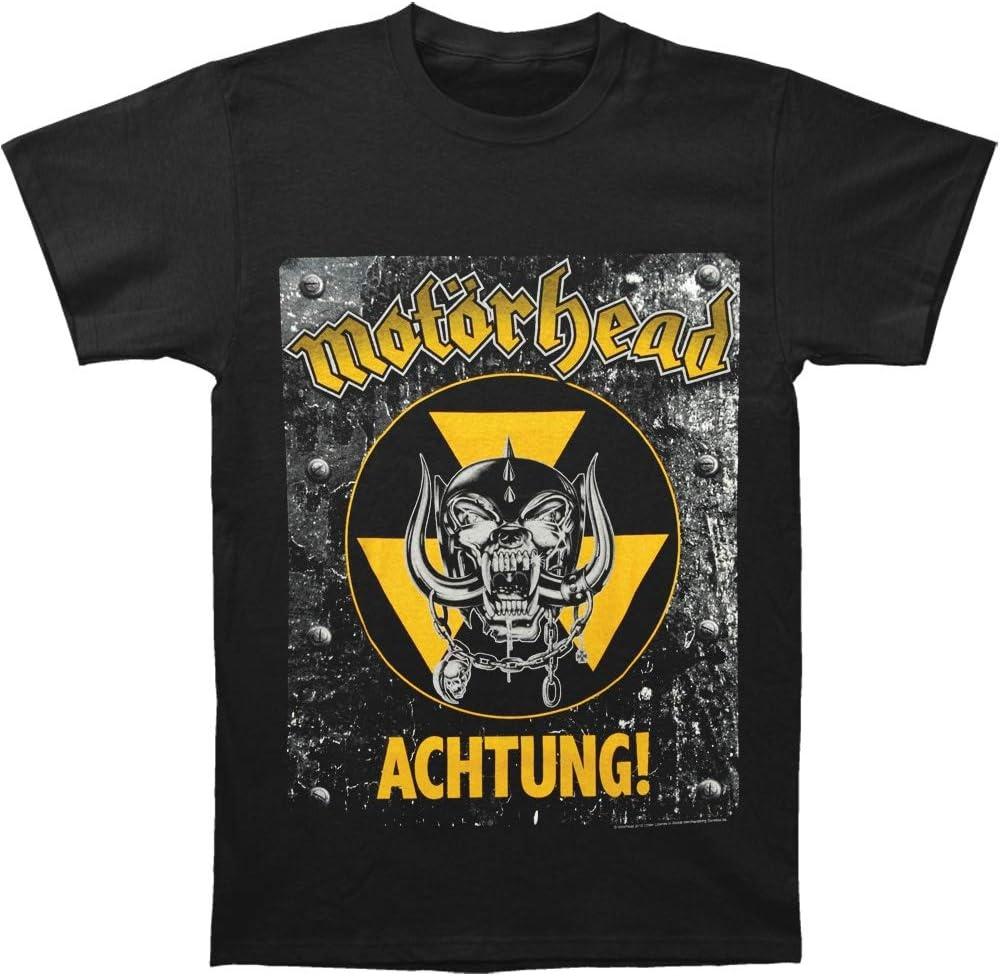 Мужская футболка MOTORHEAD Achtung XX-Large Черная XXXXXL чёрный