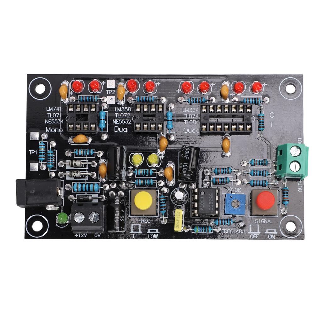 Operationsverstärker Testmodulplatine OPV Tester Hoch Niedrig Geschwindigkeit Differenziell für Single-Chip Dual Quad Kanal