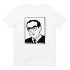 T-shirt Unisex Jean Luc Godard Bianco Grigio