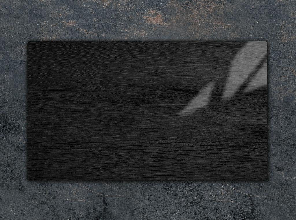 GLASSCHNEIDEBRETT 52x30 SCHWARZ