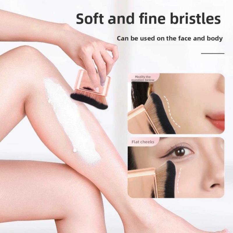 Large Wavy Foundation Brush, Traceless Foundation, Liquid Makeup Brush, Skin Care Body Brush, Moisturizing Cream Application