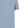 Emporio Armani Solid Color Logo Embroidered Short Sleeve Polo Shirt Men Tops Light-Blue 3R1F67-1JCYZ-0761
