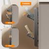 Simple Shoe Rack Wall-mounted Bathroom Slippers Hook Holder Shoes Slipper Drain Storage Drying Rack Shoe Organizer Hanger