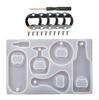 Bottle Opener Mould Silicone Resin Tray Mold Beauty Tray Mold Serving Board Silicone Mold for Epoxy Resin Casting