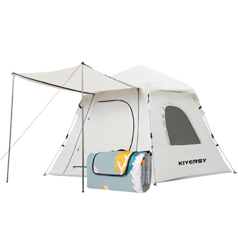 KIYERSY Automatic Camping Tent & Picnic Mat Set