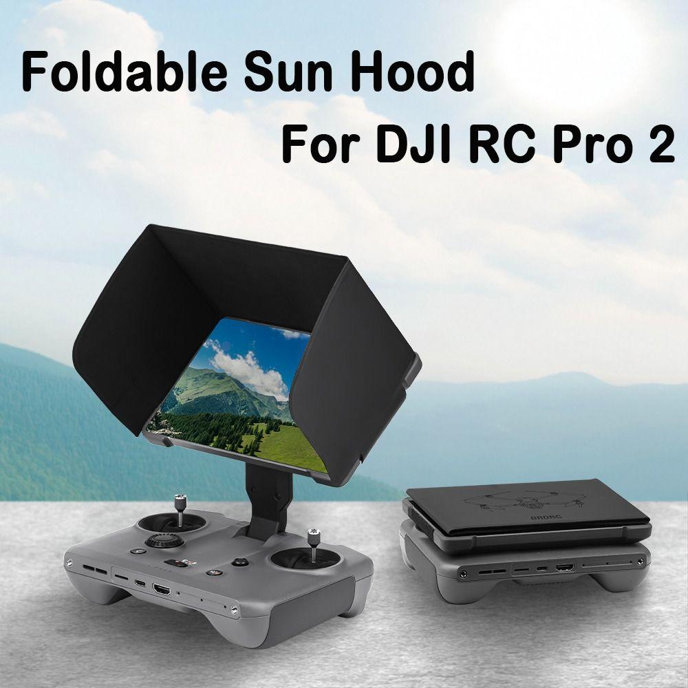 

Anti-Glare Sun Hood Lightweight Screen Hood for DJI RC Pro 2 Drone Remote Accessories чорний