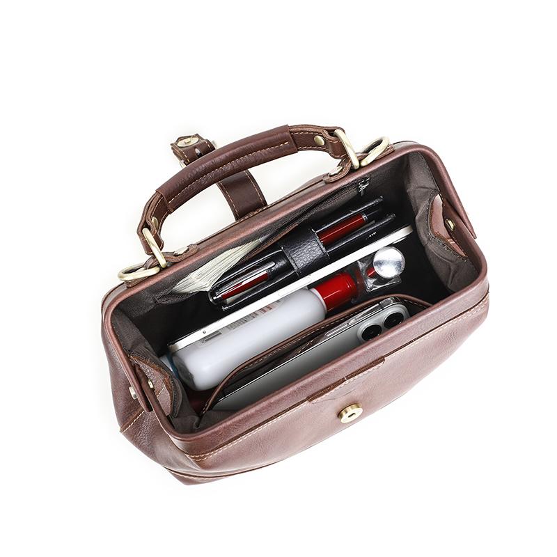 CONTACT'S Genuine Leather Women's Handbag Lady Fashion Totes Bag Large Capacity Crossbody Bag Leather Shouler Bags