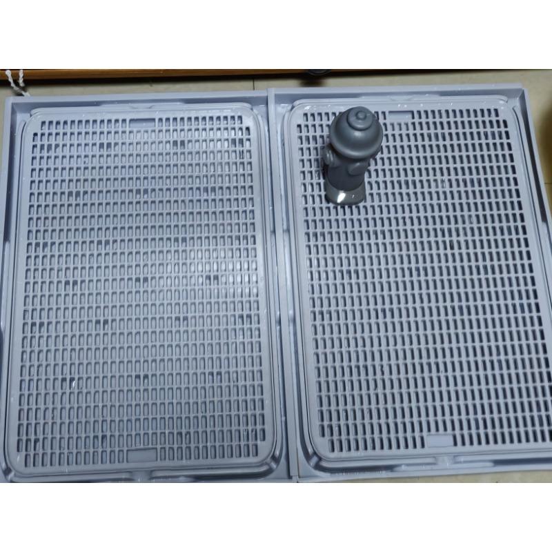 1 szt. Płaski talerz toaleta dla psa (42*28.5*2cm) - Miska na mocz Snap-On Anti-Squat dla psów średnich i małych, Kluczowe artykuły do czyszczenia zwierząt