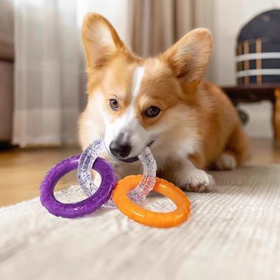Dog Tug Toy for Puppies - Chew Resistant Plush Pull Toy for Teething, Teeth Cleaning & Interactive Play Supplies
