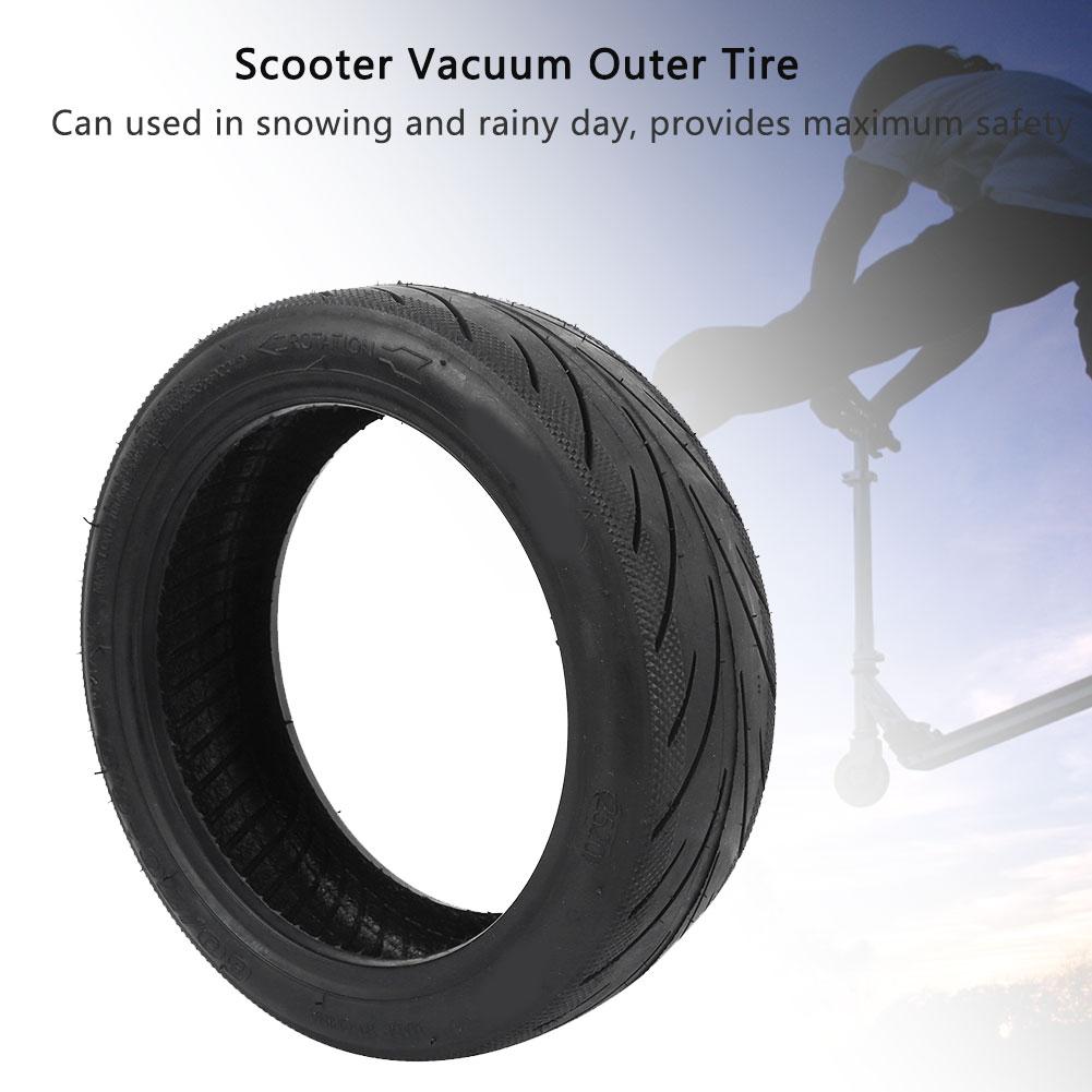 Rubber Vacuum Outer Tire Black Tyre Replacement Accessory for Ninebot Scooter MAX‑G30
