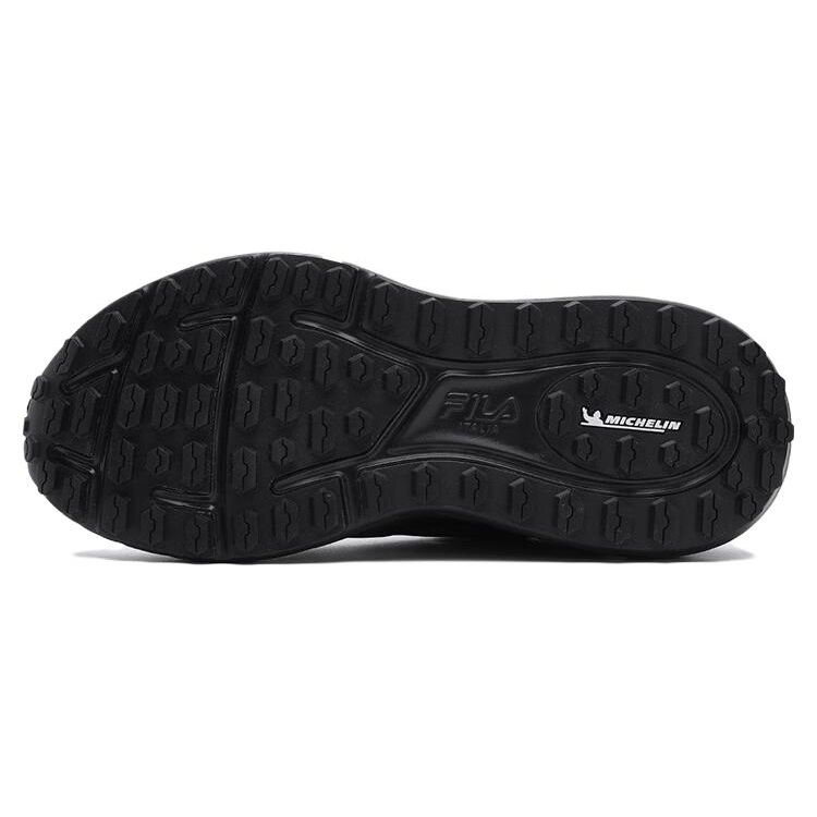 FILA Boa Explorer Fabric Synthetic Leather TPU Comfortable Durable Breathable Low-Top Casual Shoes Women sneaker Black A12W341209FBB