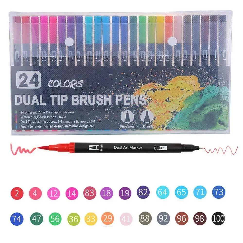 Cartoon Paint By Numbers Paper Drawing Learning Book Filling Color Book Set  Adults and Kids
