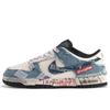 Dunk Da Vinci Εξατομίκευση, Τζιν Huichao Χαμηλά Παπούτσια Skateboard Unisex Μπλε Λευκό FD6923-100(Ομάδα Μ-)