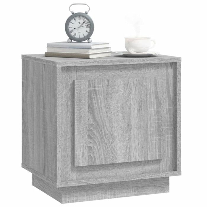 VidaXL Table de chevet sonoma gris 44x35x45 cm bois d'ingénierie 819848