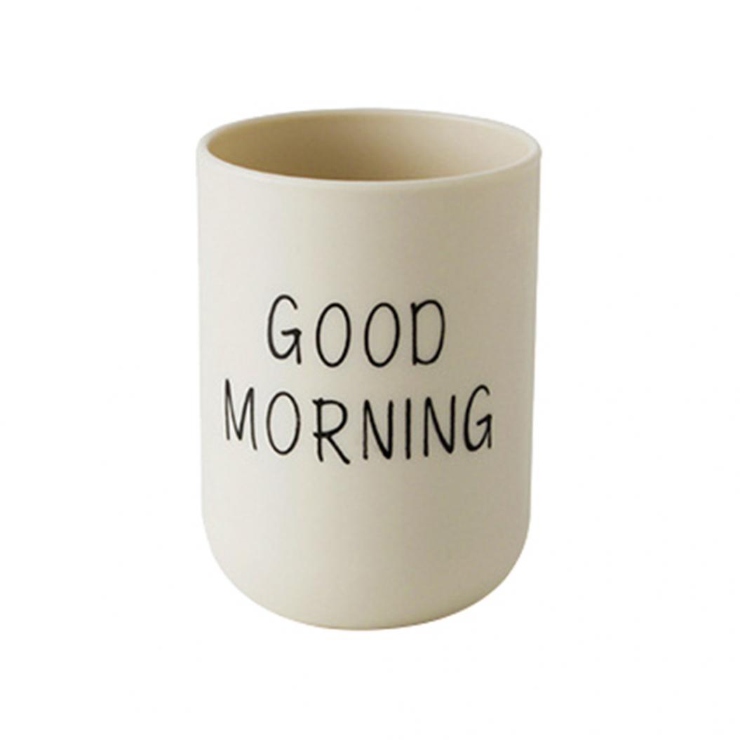 

330 мл чашка «Доброе утро», держатель для зубных щеток, мытье, питьевая зубная кружка для ванной комнаты