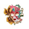 Mask Brooch, Three-Dimensional Hollow Relief Chest Flower Retro Heavy Industry Clothing Accessories Ball Small Gift Brooch