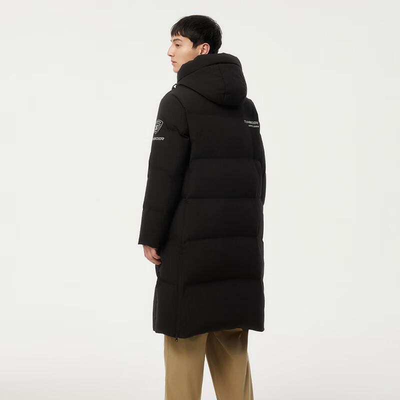 Tambur Men's Mid-Length Hooded Thick Down Jacket TAF550735D
