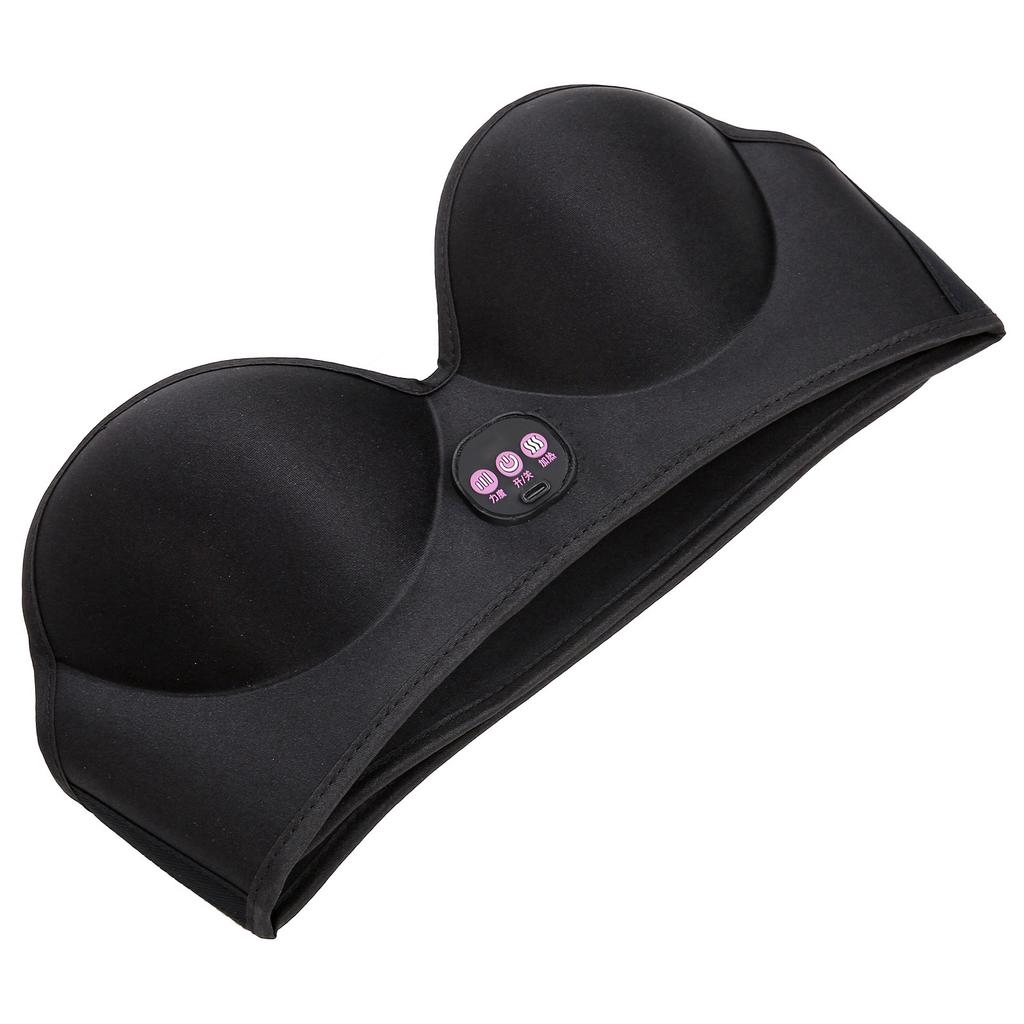 USB Electric Breast Massage Bra 3 Gears Heating Home Chest Breast Bra