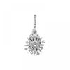 PAndora 793512c01 Sparkling Firework Double Pendant And Dangle Silver Charm
