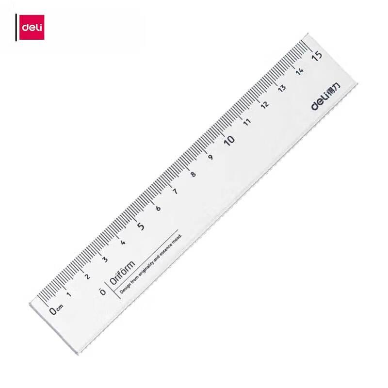 Deli 15cm Acrylic Ruler