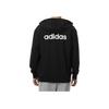 Adidas Sportswear Men's Black Hooded Knit Cardigan Jacket JF3324