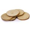 Round Wood Slices Natural Pinewood Log Discs Polished Both Sides Approx 7-9Cm Diameter 0.5-1Cm Thickness DIY Wedding