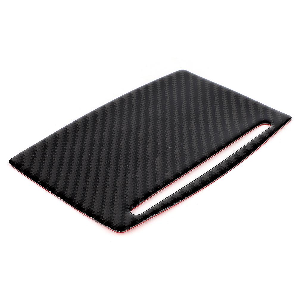 

Carbon Fiber Water Cup Panel Cover Trims Fit for A6 A7 2012 2018 Left Hand Driving