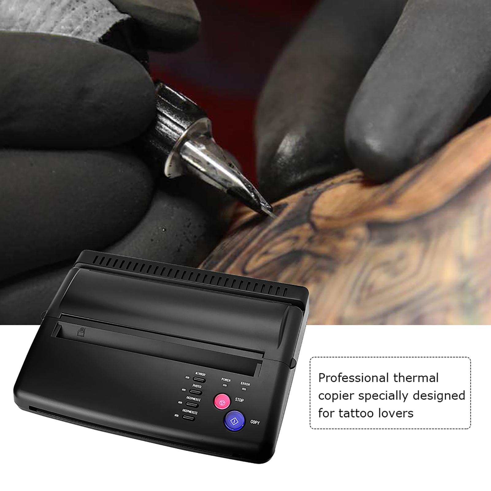 Tattoo Sjabloon Transfer Kopieerapparaat Printer Tekening Thermisch Sjabloon Maker Kopieerapparaat voor Tattoo Transferpapier Permanente Tatoeages