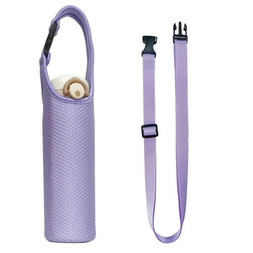 Samlyru Water Bottle Shoulder Cover, 750ml/1L Capacity, Insulated, Keeps Water Cold or Hot, with Strap, Perfect for Travel, School, Work, or Travel (P