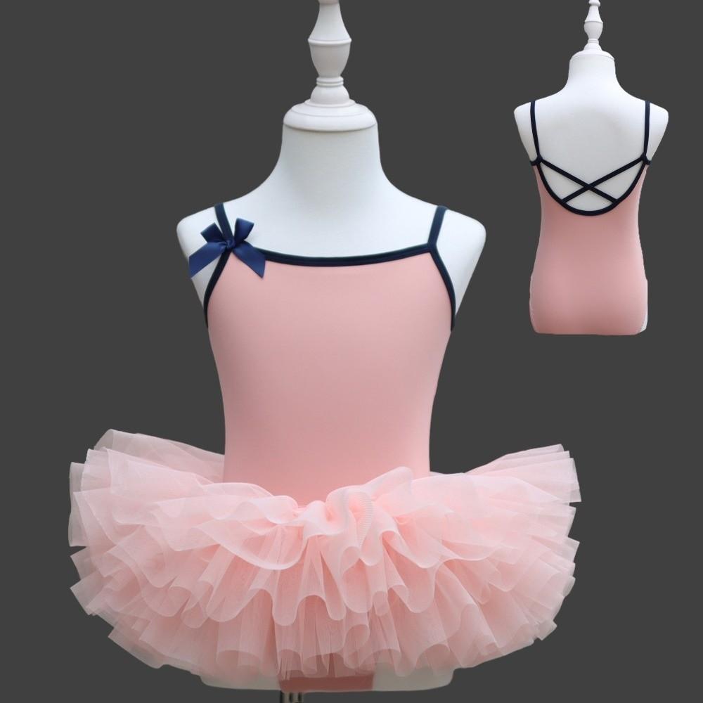 Butterfly Bow Gymnastics Tutu Skirts Sleeveless Ballet Leotard Girl Ballet Tutu Dress  Examination