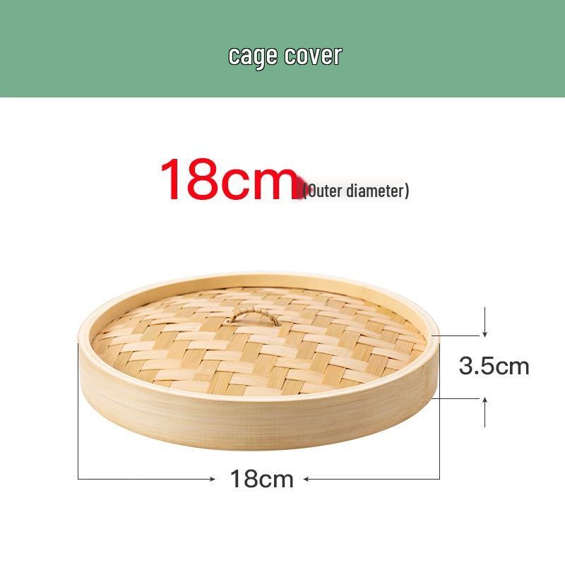 Ekstra Büyük Bambu Buharlı Pişirme Sepeti, 50cm - Ticari Kullanım ve Mantı Buharlamak İçin İdeal