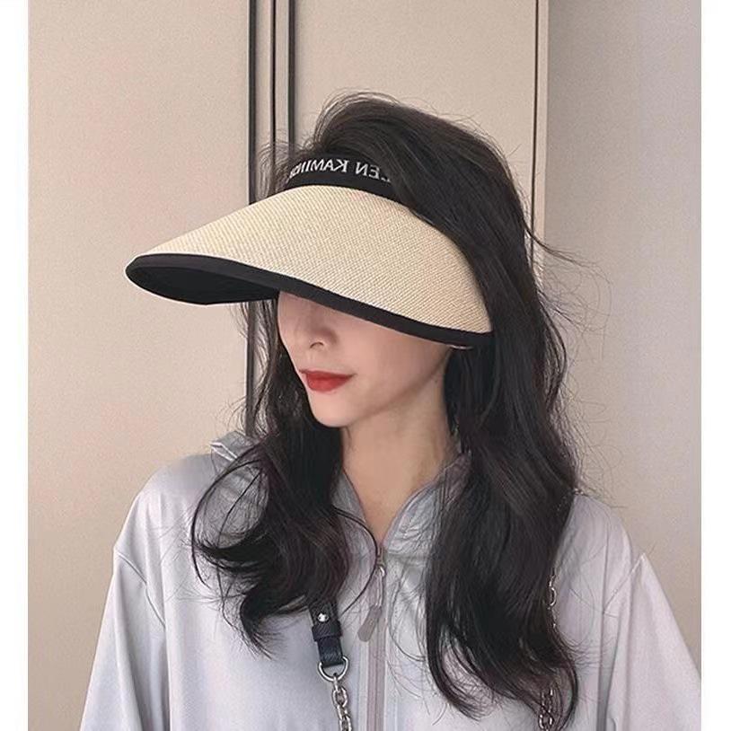 

Women s Korean-Style Sun Hat - Open Top Design for Summer Outdoors One Size