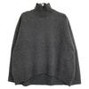 CINOH 22WKN006 Charcoal Merino Wool Oversized High Neck Knit Tops 38 charcoalUsed
