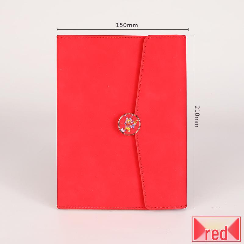 A5 Tri-fold Buckle Notebook Gift Set: Business, Meeting & Logo Printable Record Book