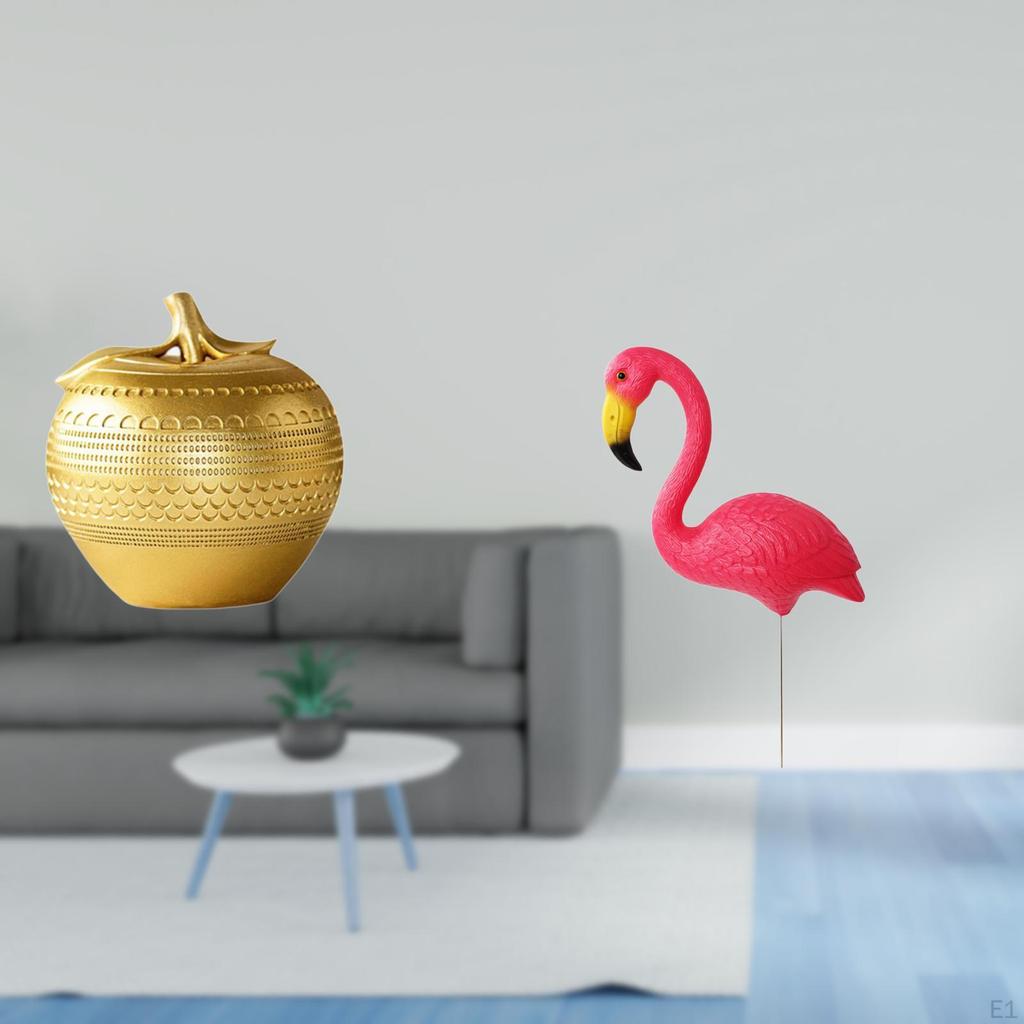 Modern Resin Bird Figurine Sculpture for Tabletop Bookshelf Dining Room Bedroom Office And Fairy