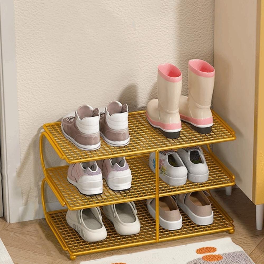 Large Capacity Multi-layer Shoe Rack Iron Shoe Organizer Multi-functional Kitchen Shelf Bedroom
