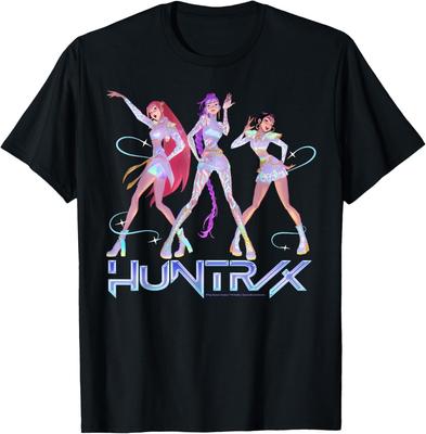 Kpop Demon Hunters Huntrix Mira Rumi and Zoey Pose & Shine T-Shirt
