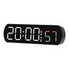 Multifunctional Large Digital Alarm Clock with Mirror Display Loud Alarm Tabletop Design and Jump Seconds Function for Bedrooms