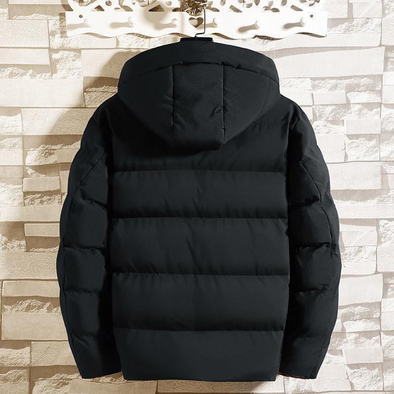 Down Cotton Jacket Men's Winter Thick Cotton Jacket Casual Korean Version Jacket Versatile Warm Cotton Jacket