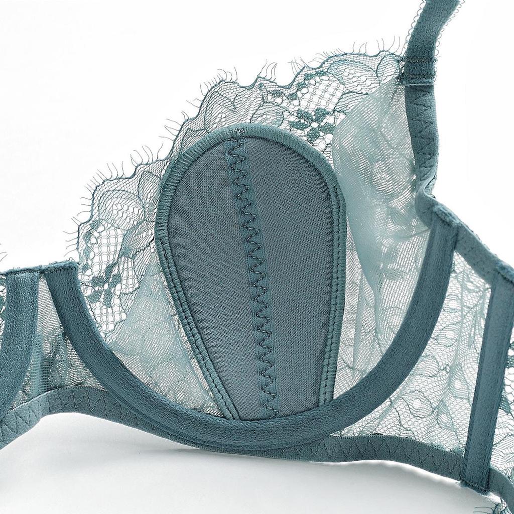 European & American Style Sexy Lace Bra - Sheer, Slimming, Plus Size