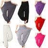 Pantaloni lunghi larghi larghi da yoga Harem da donna, pantaloni larghi sportivi Boho di danza del ventre