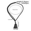 Ingemark Vintage Simple Acrylic Beads Long Necklaces for Women Trendy CCB Sweater Pendant Neck Accessories New Year Jewellery