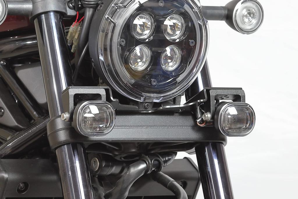 Kijima Motorcycle Parts Fog Lamp Kit LED Auxiliary Light Rebel Waterproof IP67 x 2 3000K Yellow 1100/DCT ('21-) 7.3W 205-6160Y