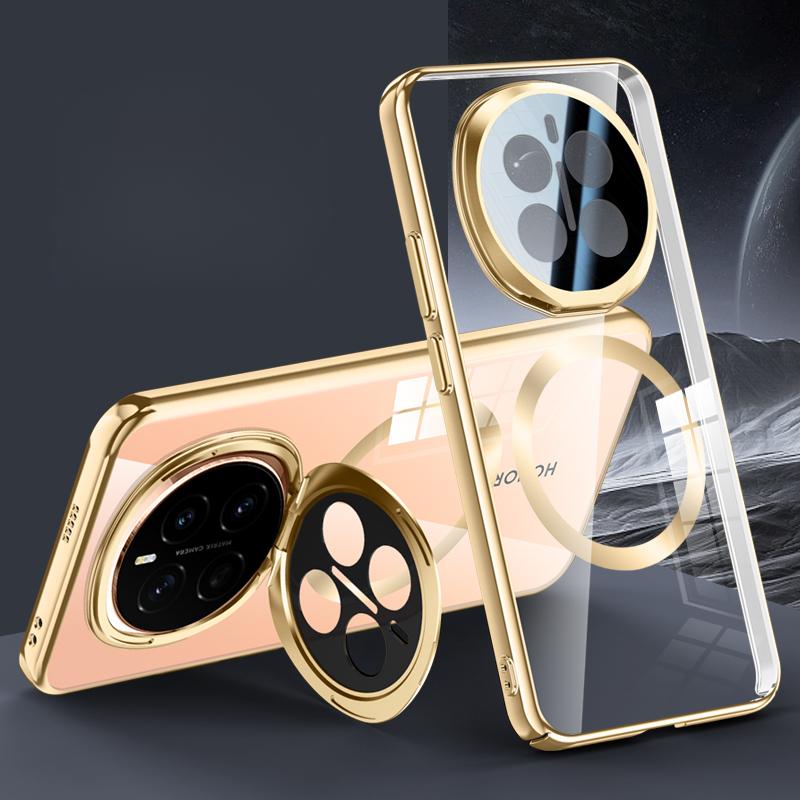 Objektivschutz, unsichtbarer Standkoffer für Honor Magic 7 Pro Magic7Pro Magsafe, kabelloses Laden, Adsorption, matte PC-Telefonabdeckung