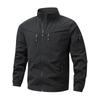 Men's Plus Size Windproof Outdoor Jacket - Spring/Autumn, Thin, Loose, Casual Stand-up Collar