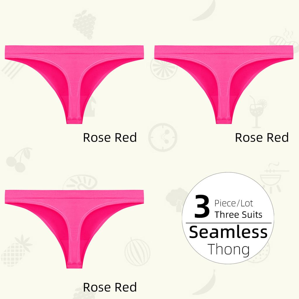 Sexy kalhotky s nízkým pasem, tanga s nízkým pasem, bezešvé dámské spodní prádlo s T střihem #JS001