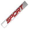 Adesivo Decorativo SPORT Lettere Metallo Auto Veicolo Bagagliaio Posteriore Emblema Carrozzeria Badge Adesivo