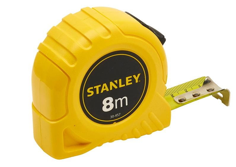 Stanley Rolling Tape 8M Plastic Body 1-30-457